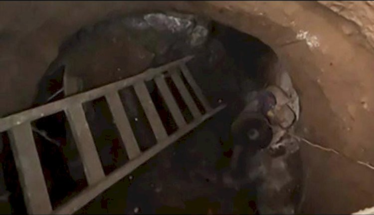 حفرة آثار تبتلع شابًا في سوهاج