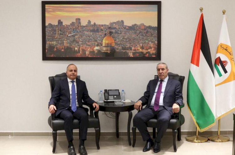 سفير مصر في رام الله يلتقي نائب الرئيس الفلسطيني