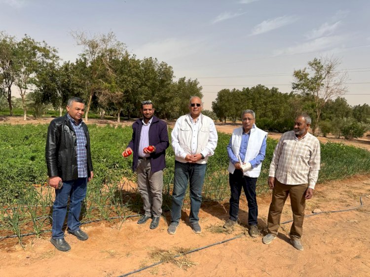 الزراعة" تتفقد الأنشطة البحثية بمحطة بحوث الصحراء في توشكى