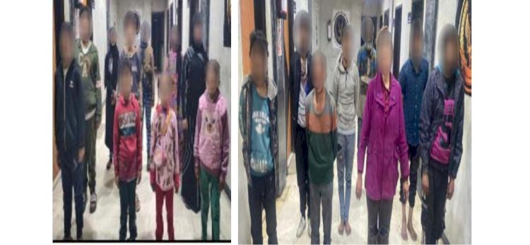 ضبط  (8 رجال و5 سيدات) لاستغلالهم الاحداث في التسول  بالقاهرة والجيزة