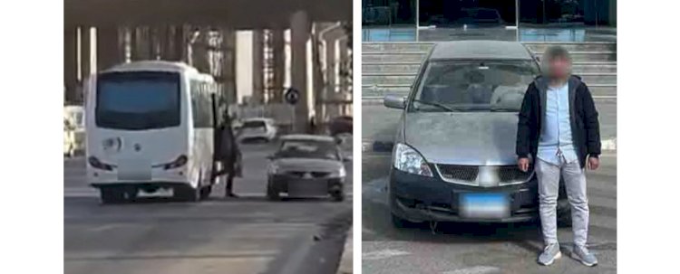 ضبط قائد سيارة "ملاكى" لقيامه بالسير عكس الإتجاه  بالجيزة