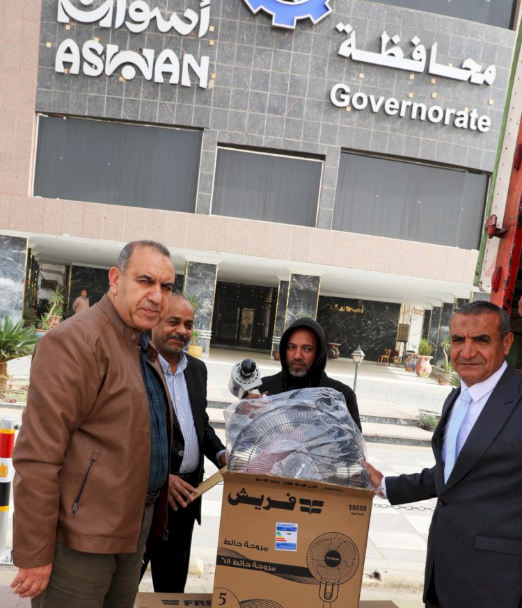 محافظ أسوان يشيد بالشراكة بين القطاعين العام والخاص لدعم المؤسسات الحكومية