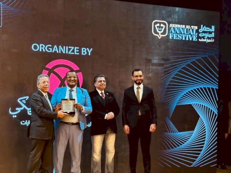 تكريم د. شادي عبد الستار سليم في حفل بهيج بقصر عابدين الرئاسي