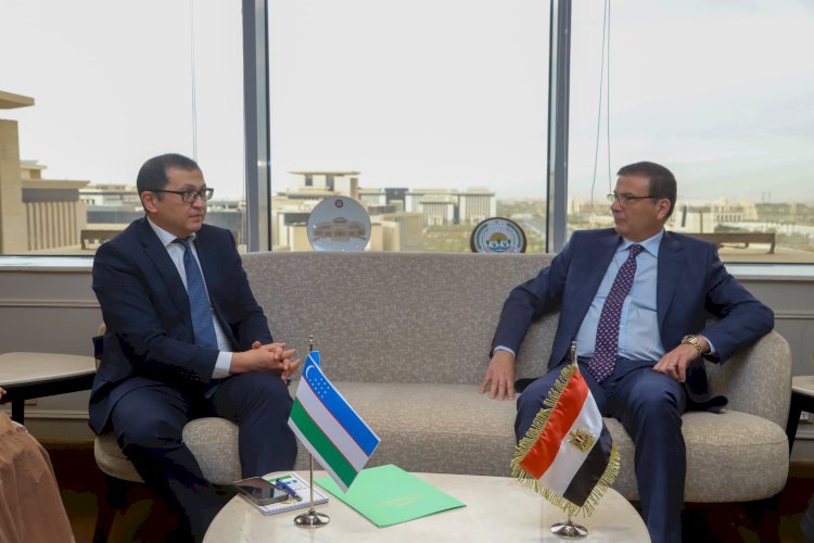 وزير الزراعة يستقبل سفير أوزبكستان بالقاهرة لبحث التعاون الزراعي