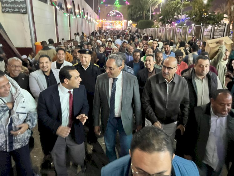محافظ قنا يشهد احتفالية النصف من شعبان بمسجد سيدي عبدالرحيم القنائي