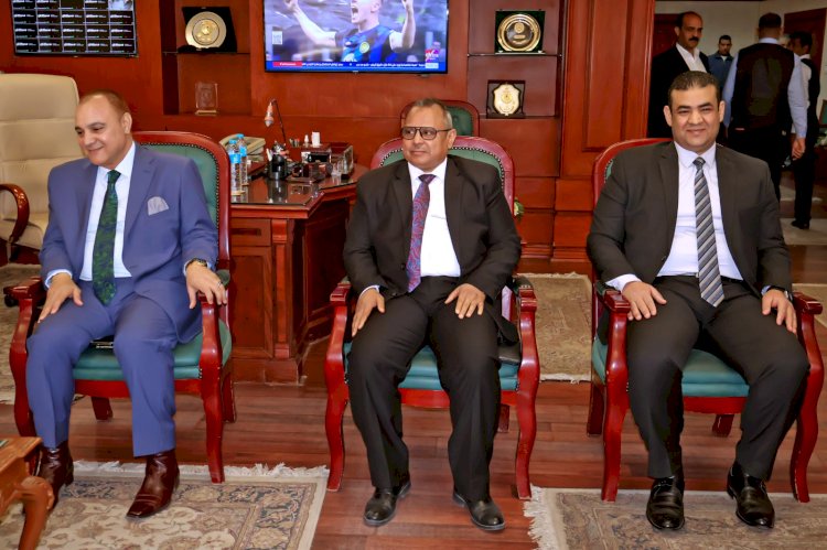 محافظ سوهاج يستقبل مدير الأمن للتهنئة بتوليه المنصب الجديد