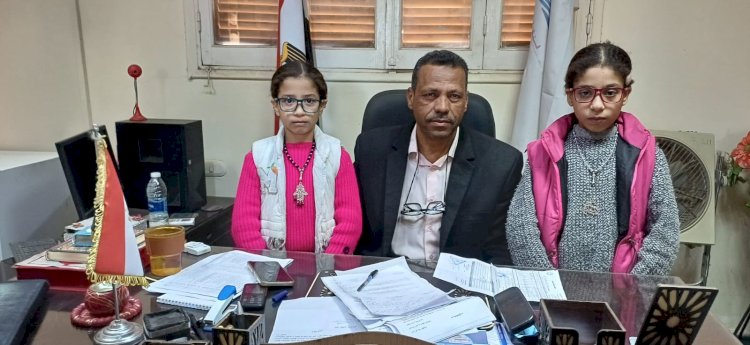 نجوان وريماس يوسف يقدمان تهنئة رمضان ويلتقيان مدير تعليم أبوتشت والوكيل