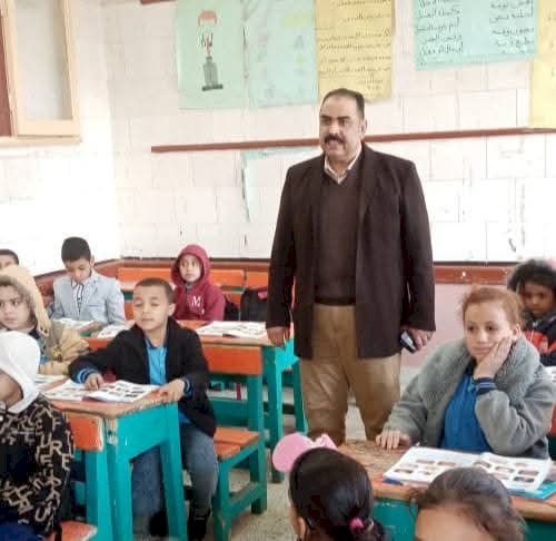"حمدان"  يتفقد مدرسة نيده الإبتدائية المشتركة لمتابعة العملية التعليمية