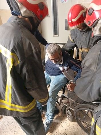 أمن الغربية يستجيب لمواطن من ذوي الهمم لنقله من منزله