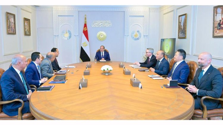 الرئيس السيسي يستقبل رئيسي شركتي سكاتك النرويجية وإنفجين إنرجي لتوربينات الرياح