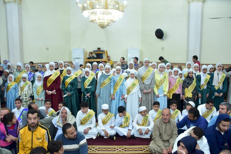 برعاية الأوقاف.. تكريم حفظة القرآن بمسجد المرحوم  محمود العربي بالمنوفية