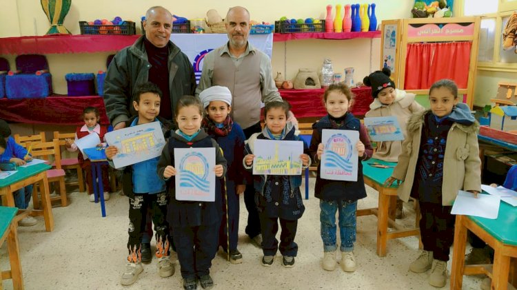 ورشة رسم وتلوين لرياض الأطفال احتفالًا بعيد قنا القومي