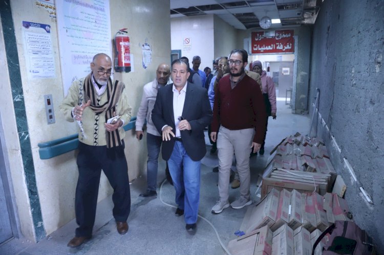 رئيس جامعة قنا يتفقد أعمال تطوير وحدة الغسيل الكلوي بمستشفى الحرم الجامعي
