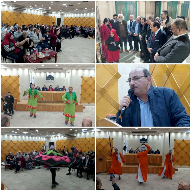 عروض التحطيب والتنورة والفن النوبي تتألق في معرض رحمة بمكتبة القاهرة الكبرى