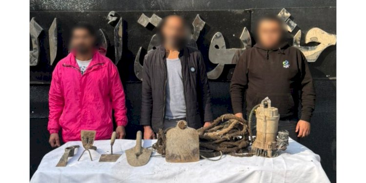 القبض علي 3 متهمين  لقيامهم بالتنقيب عن الآثار بالقاهرة