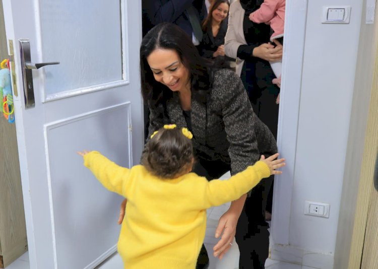 وزيرة التضامن  تتفقد مركز كفالة جمعية الأورمان بالجيزة