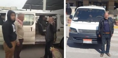 سائق ميكروباص الشرقية من غير أي ورق رسمي