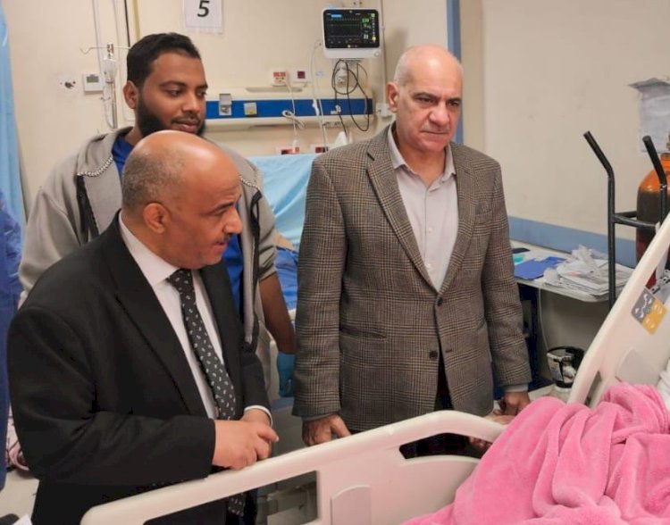 رئيس جامعة أسوان يتفقد المستشفيات الجامعية في أول أيام عيد الفطر