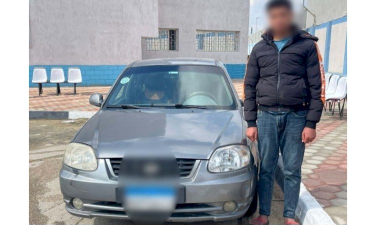 القبض علي طالب لقيامه باداء حركات استعراضية بسيارته بالاسماعيلية