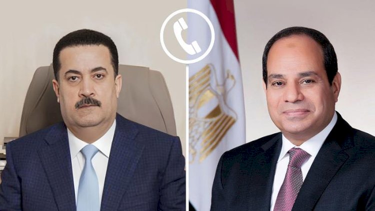 السيسي يؤكد دعم مصر لأمن واستقرار العراق