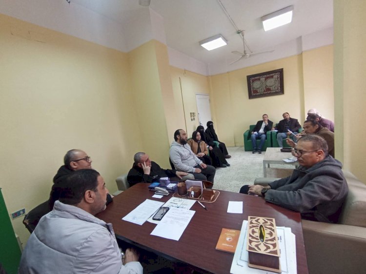 مناقشة الخدمات المقدمة من إدارة تنمية الأسرة بصحة كفرالشيخ