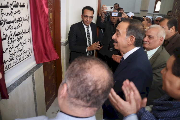 محافظ سوهاج يفتتح مسجد "الشيخ جمعة " بمدينة جهينة