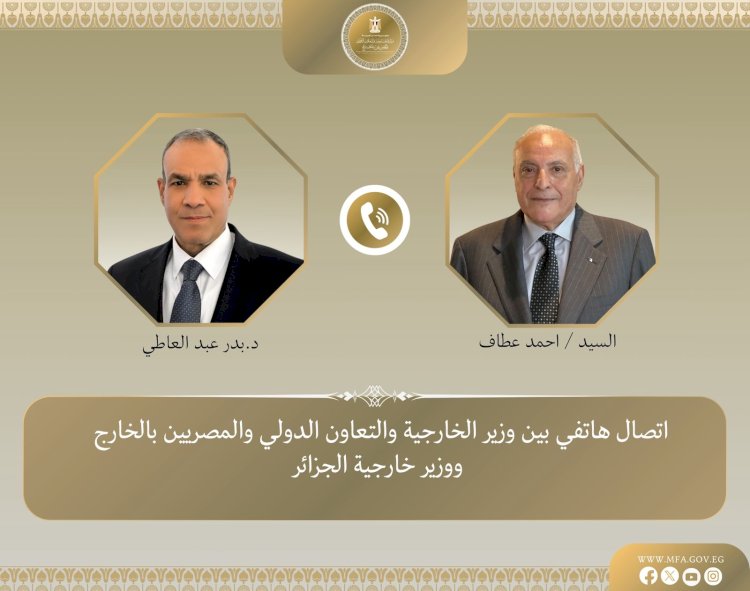 وزير الخارجية يبحث مع نظيره الجزائري جهود خفض التصعيد فى المنطقة