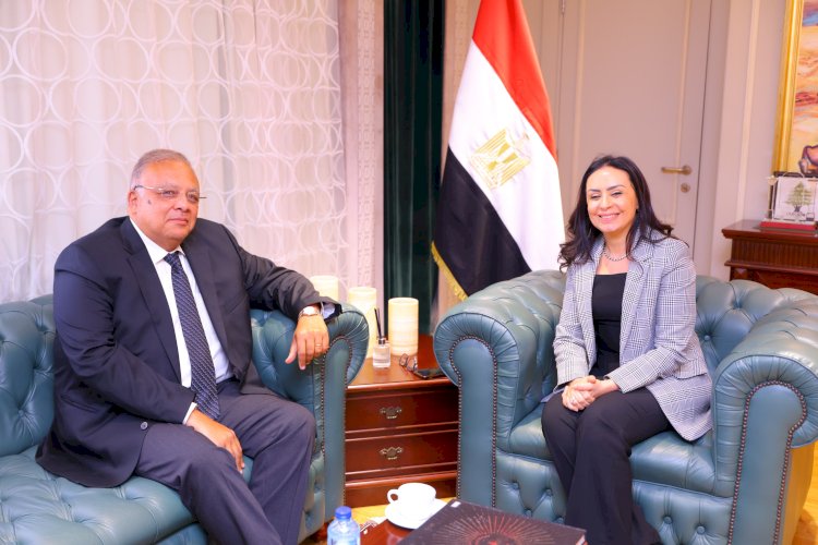 وزيرة التضامن تلتقي رئيس المجلس القومي لحقوق الإنسان