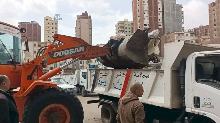 رفع 307 حالة إشغال متنوعة في حملة مكبرة بمدينة ببا جنوب بني سويف