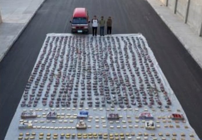 ضبط 2000 كيلو مخدرات بالسويس بحوالي 116 مليون جنيه