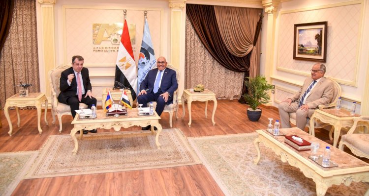 " عبداللطيف وأرمين" يبحثان التعاون والاستثمار في كافة مجالات التصنيع المختلفة