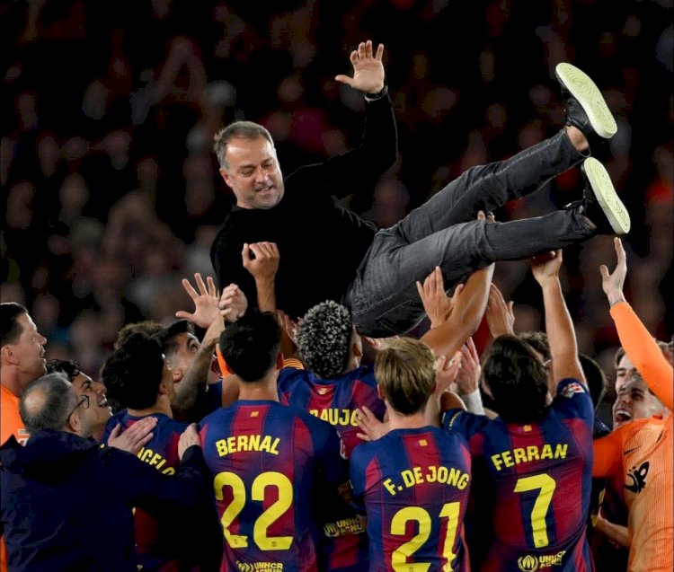 برشلونة يفوز على ريال مدريد ويتوج ببطولة الدوري الإسباني للمرة الـ29 فى تاريخه