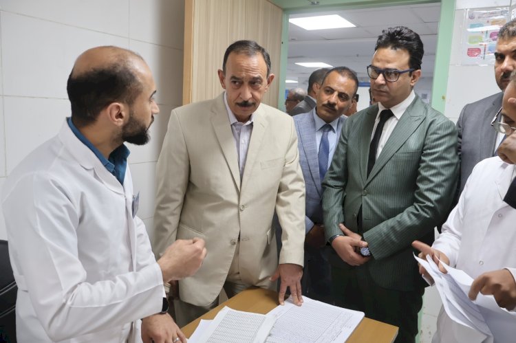 محافظ سوهاج يتابع الخدمات الطبية المقدمة للمواطنين بمستشفى دار السلام المركزي