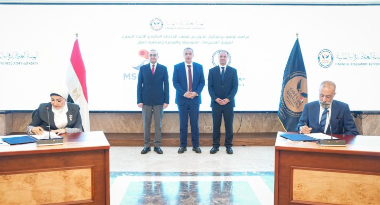 الرقابة المالية: بروتوكول تعاون جديد لتطوير الكوادر في قطاع تمويل المشروعات المتوسطة والصغيرة ومتناهية الصغر 