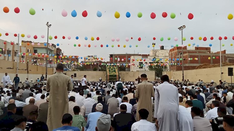 ساحات مراكز الشباب والأندية بكفر الشيخ تستقبل الآلاف لأداء صلاة عيد الأضحى