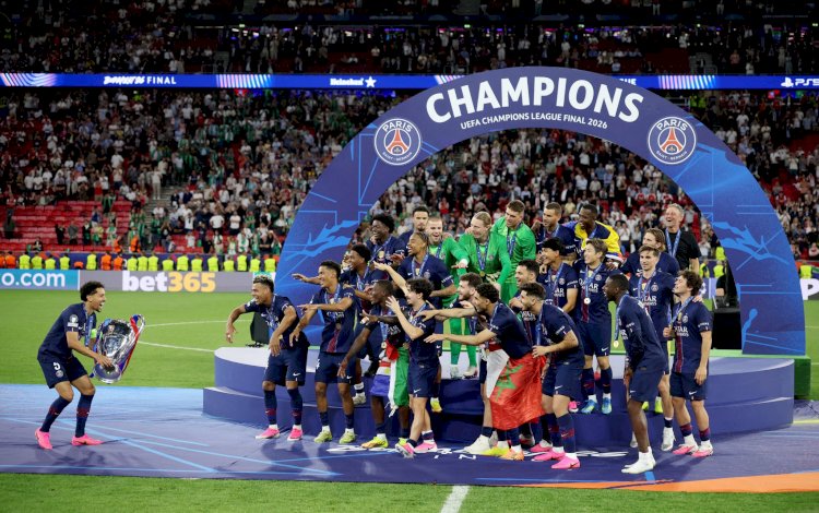 باريس سان جيرمان يفوز بدوري أبطال أوروبا للمرة الثانية على التوالى