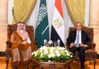وزير الخارجية يبحث مع نظيره السعودي سبل تعزيز العلاقات الثنائية والتطورات الإقليمية
