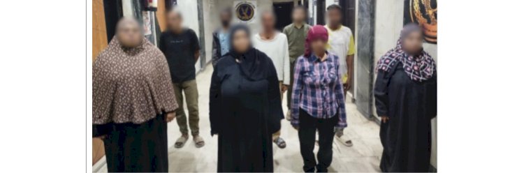 القبض علي (6 رجال و4سيدات) لقيامهم باستغلال الاحداث في التسول بالقاهرة