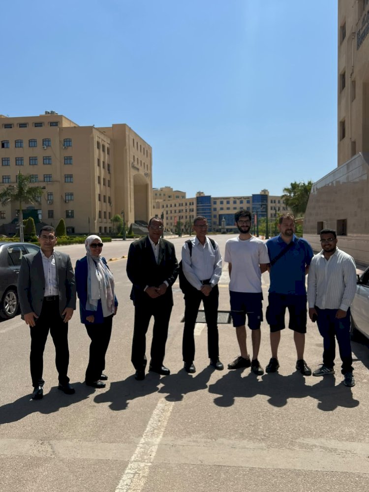 جامعة كفر الشيخ تواصل ريادتها البيئية وتستقبل وفدا  لتطوير محطة الرصد البيئي