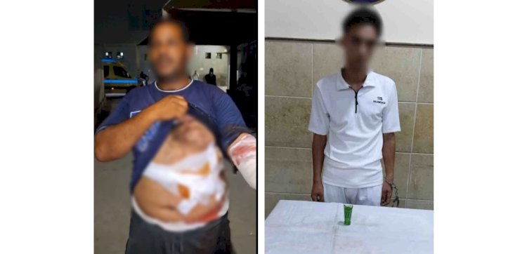 اعرف حقيقة فيديو قيام عامل بتمزيق بطن سائق بزجاجة بالبحيرة