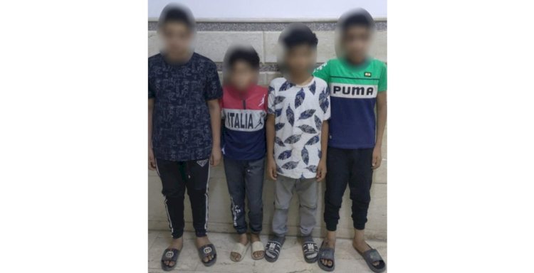 نكشف فيديو قيام 4 أطفال بإلقاء أكياس مياه على أحد القطارت بالشرقية