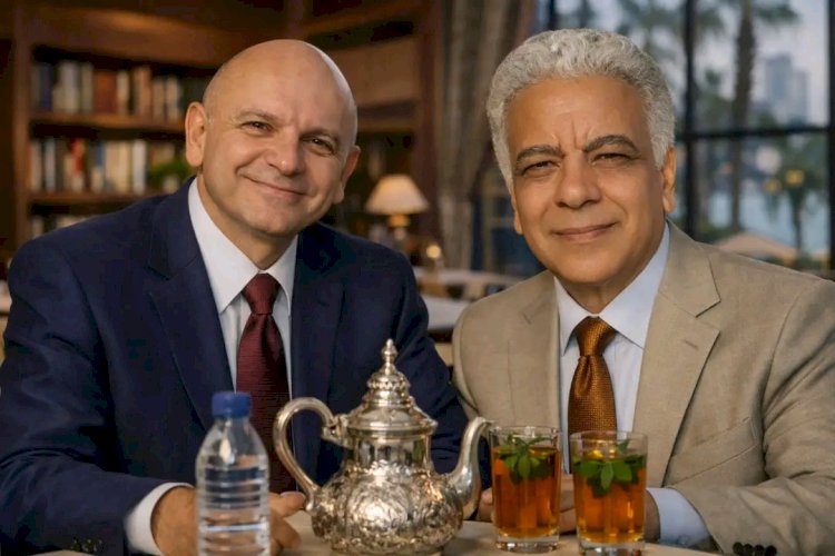الأكاديمية الدولية بروما تجري مقابلة مع الاديب المصري عبد اللطيف مبارك
