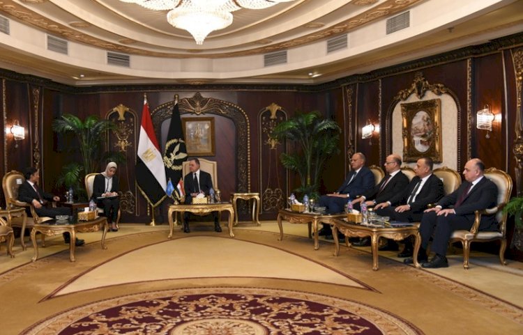 وزير الداخلية  يستقبل المُستشار الشُرطى لمنظمة الأمم المُتحدة لبحث التعاون في المجالات المختلفة