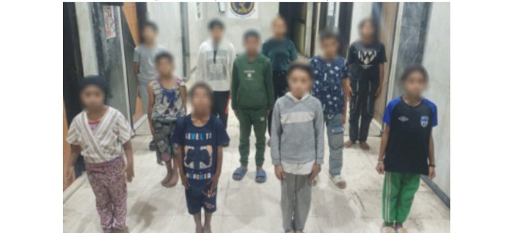 ضبط ٧ رجال وسيدتين لاستغلالهم الاحداث في التسول