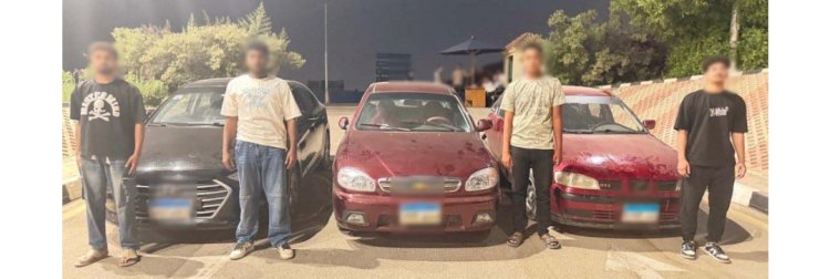 التحفظ علي ثلاثة سيارات لقيامهم باداء حركات استعراضية في حفل زفاف بالقليوبية