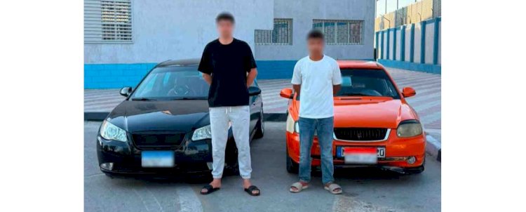 التحفظ علي سيارتي فيديو الحركات الاستعراضية بالاسماعيلية