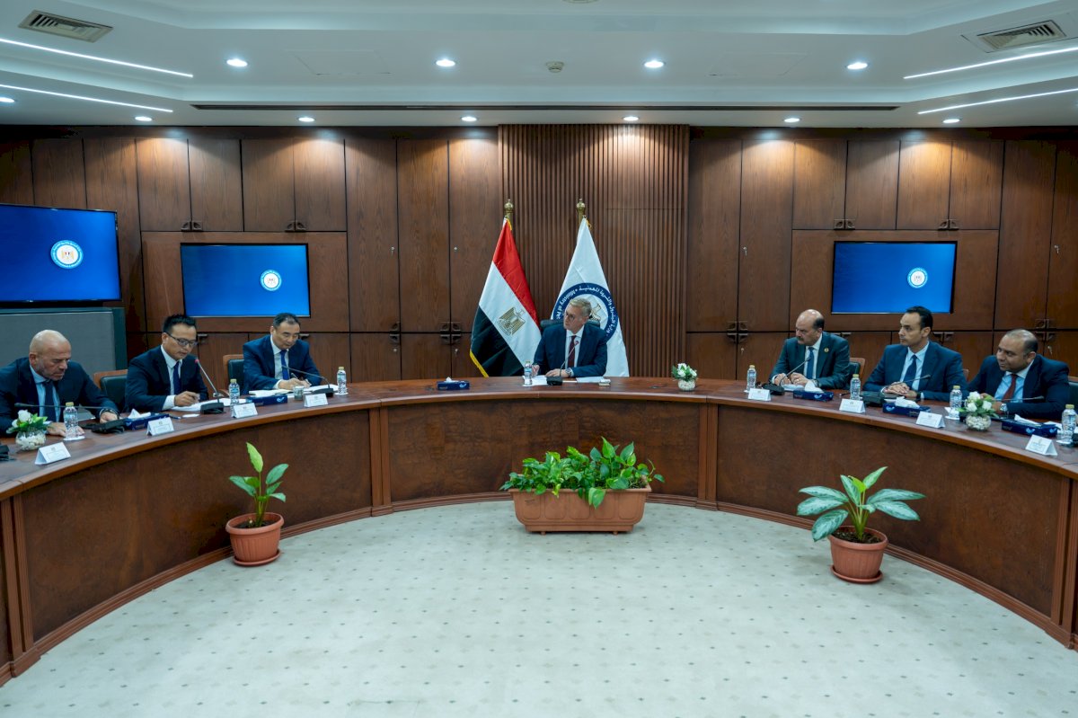 "بدوي وجينج" يبحثان تنفيذ مشروعى الصودا آش ومجمع البحر  الأحمر للبتروكيماويات