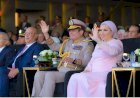 قرينة السيد الرئيس تعبر عن سعادتها بافتتاح مقر القيادة الاستراتيجية