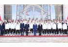 السيسي يستقبل لاعبي المنتخب الوطني لكرة القدم والجهازين الفني والإداري بالعلمين