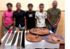 نكشف فيديو قيام عدد من الأشخاص بالتلويح بألاسلحة بالأسكندرية